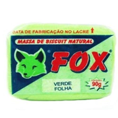 Massa para Biscuit 90g Verde Folha – Fox 1018658
