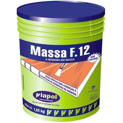 Massa para Madeira F12 1,65kg Jatobá