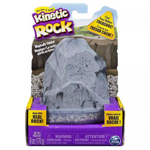 Massa Pedra Molde Rocha Kinetic Rock Cinza Sunny