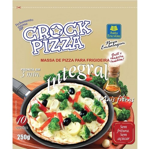 Massa Pizza Crock 250g Integral