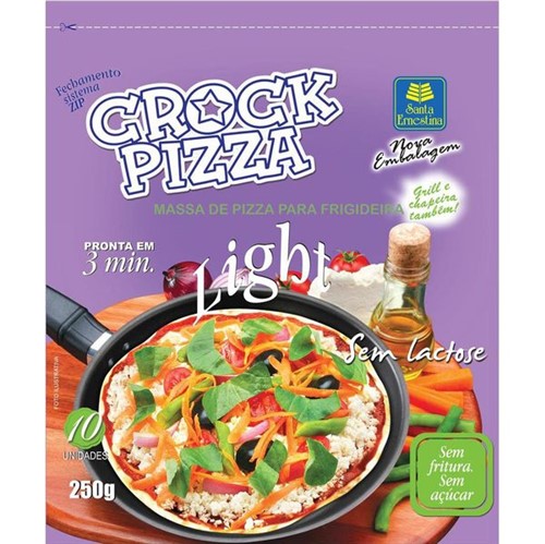 Massa Pizza Crock 250g Light