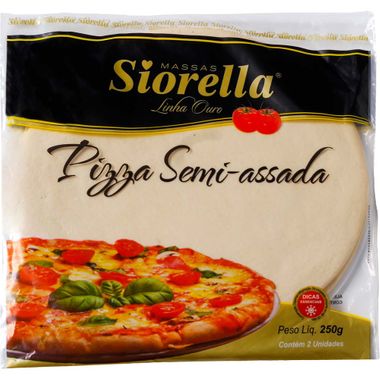Massa Pizza F/30 Pré Assada Siorela 250g