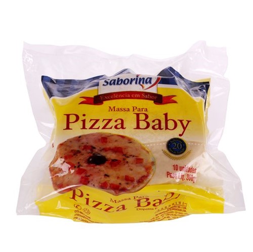 Massa Pizza Saborina 300g Baby