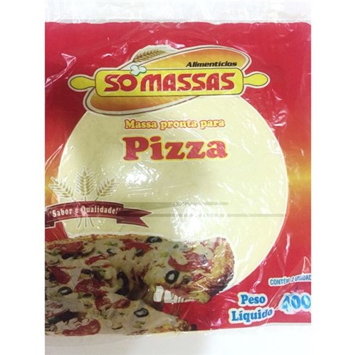 Massa Pizza So Massas 400g com 2