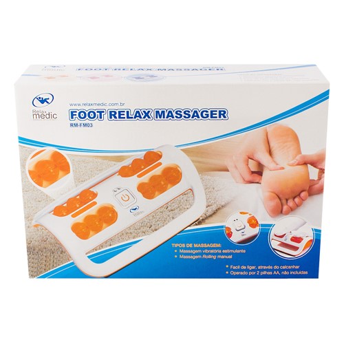 Massageador para Pés Foot Relax Massager RM-FM03 Azul