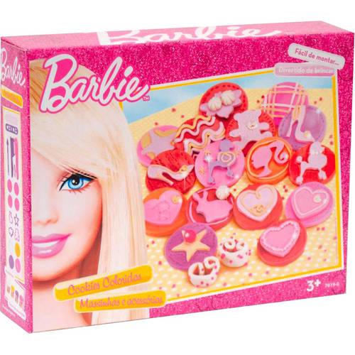 Massinha Barbie Cookies Coloridos