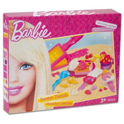 Massinha Barbie Sorveteria Divertida