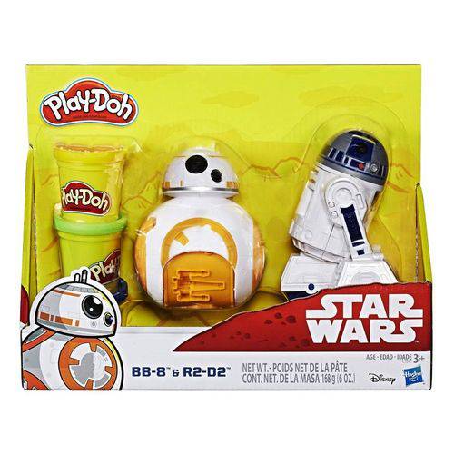 Massinha de Modelar Play-Doh Star Wars BB 8 e R2D2 - Hasbro
