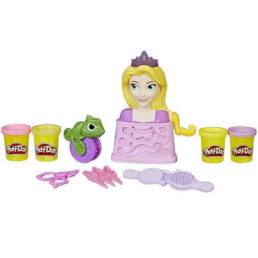 Massinha Play-Doh Princesas Disney - Salão de Beleza Rapunzel - Hasbro