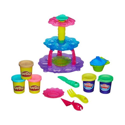 Massinha Play-Doh Torre de Cupcake Hasbro Amarelo