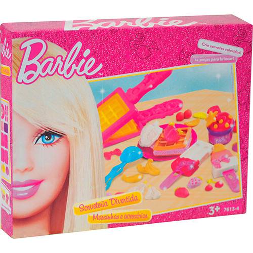 Massinha Sorveteria Divertida Barbie - Fun