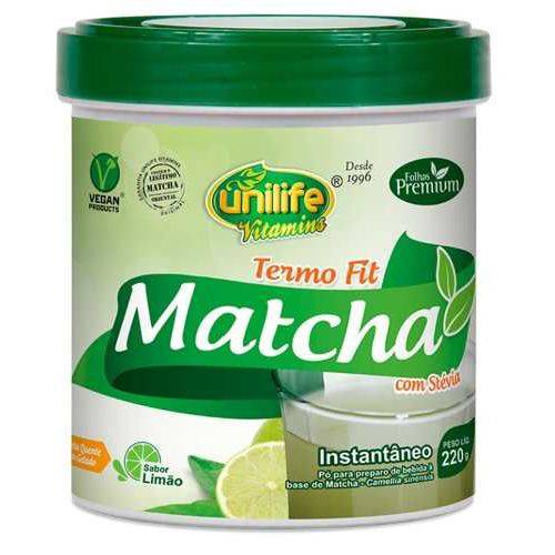 Matcha - Chá Instantâneo - Termo Fit - Unilife - 220g