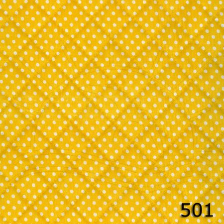 Matelassê Ultrasônico Marilda - 50 X 70cm 0501 - Bolinha Amarela
