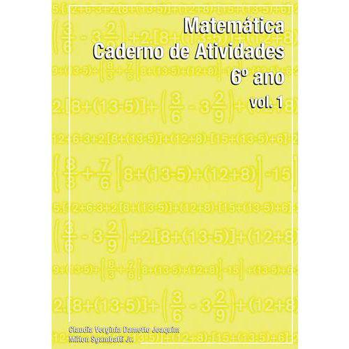 Matematica - Caderno de Atividades, V.1 - 6º Ano - Ensino Fu