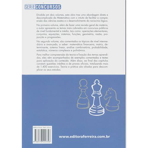 Matemática Descomplicada: (Volume I) - Série Concursos