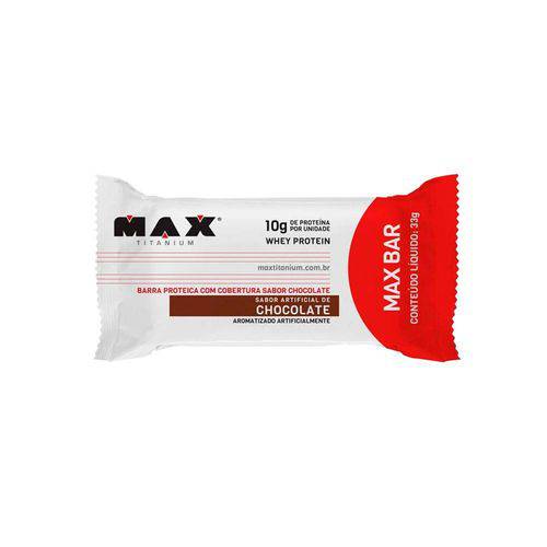 Max Bar Protein (caixa C/ 12 Uni) - Max Titanium