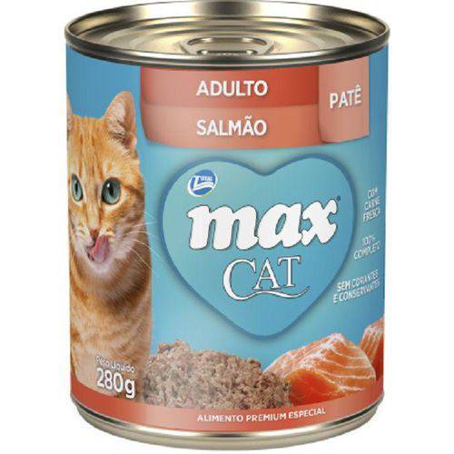 Max Cat Patê -Sabor Salmão - 280g