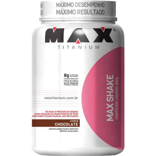 Max Shake 400g -sabor Chocolate - Max Titanium