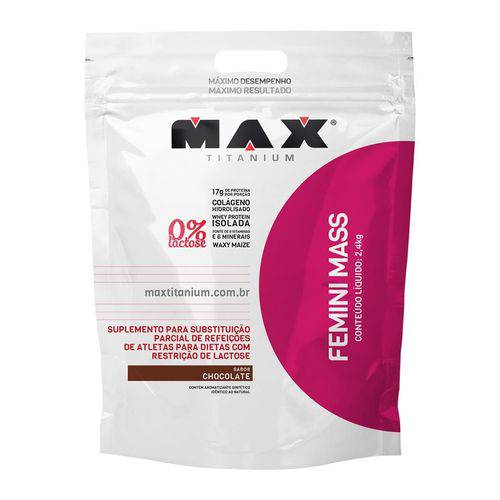 Max Titanium Femini Mass 2,4 Kg Chocolate