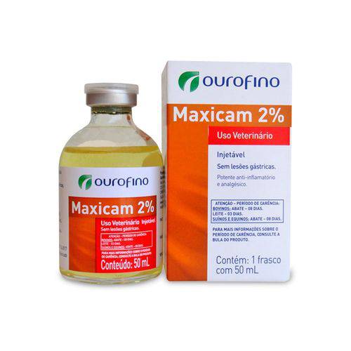 Maxicam Injetável 2% - 50 Ml