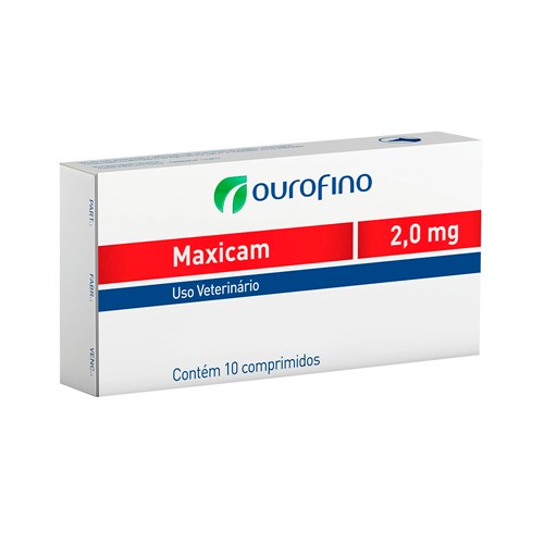 Maxicam 2mg Uso Veterinário com 10 Comprimidos