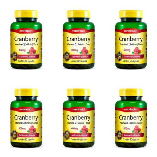 Maxinutri Antiox C/ Vitamina C e Zinco Cranberry C/60 (kit C/06)