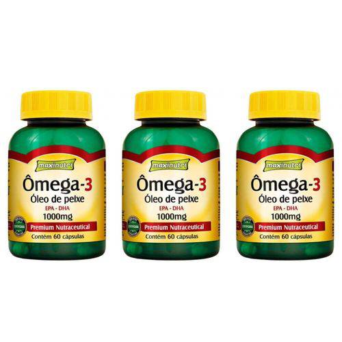 Maxinutri Omega 3 1g C/60 (kit C/03)