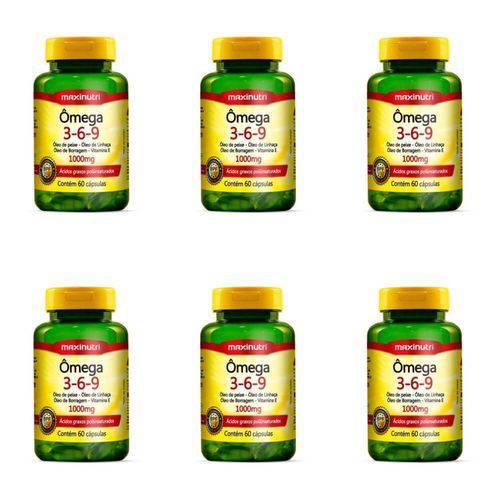 Maxinutri Omega 3/6/9 Triplo 1g C/60 (kit C/06)