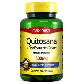 Maxinutri- Quitosana + Picolinato de Cromo - 60 Cápsulas