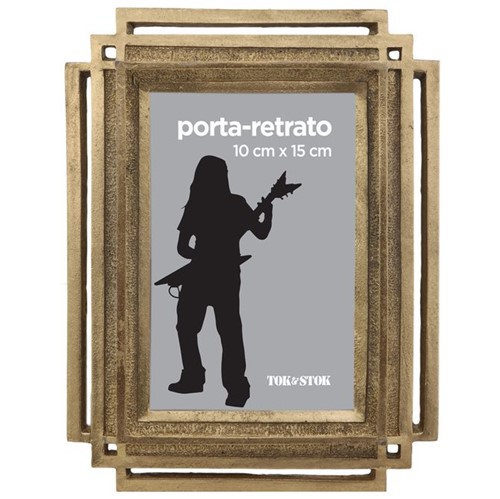 British Porta-retrato 10 Cm X 15 Cm Ouro