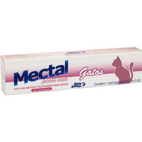 Mectal Pasta Oral para Gatos Mundo Animal - 3,6 G