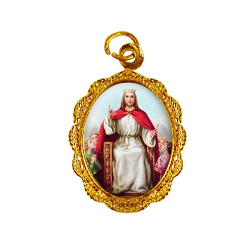 Medalha de Alumínio - Cristo Rei - Mod. 01 | SJO Artigos Religiosos