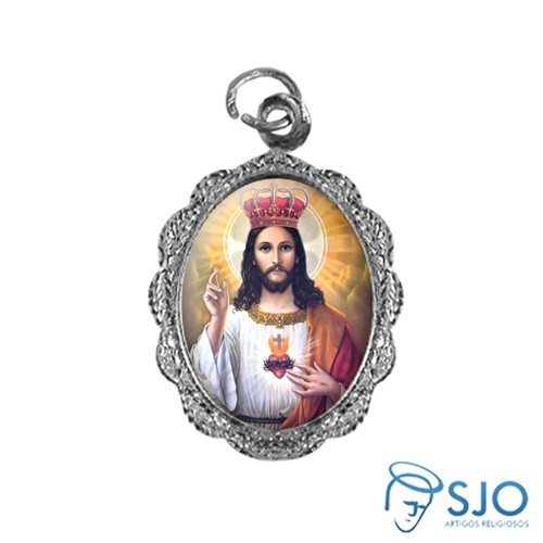Medalha de Alumínio - Cristo Rei - Mod. 2 | SJO Artigos Religiosos