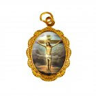 Medalha de Alumínio - Jesus Crucificado | SJO Artigos Religiosos