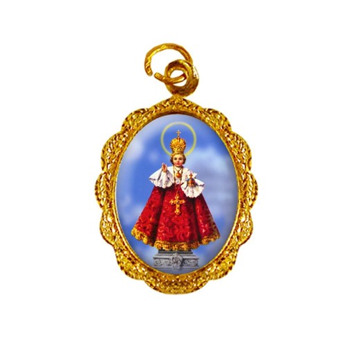 Medalha de Alumínio - Menino Jesus de Praga | SJO Artigos Religiosos