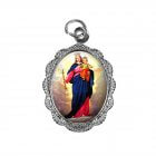 Medalha de Alumínio - Nossa Senhora Auxiliadora - Mod. 1 | SJO Artigos Religiosos