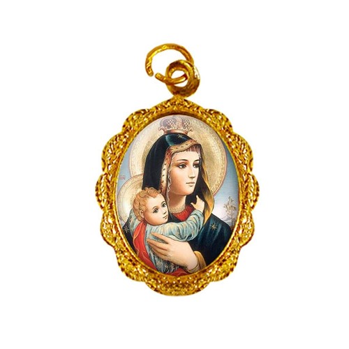 Medalha de Alumínio - Nossa Senhora da Abadia | SJO Artigos Religiosos