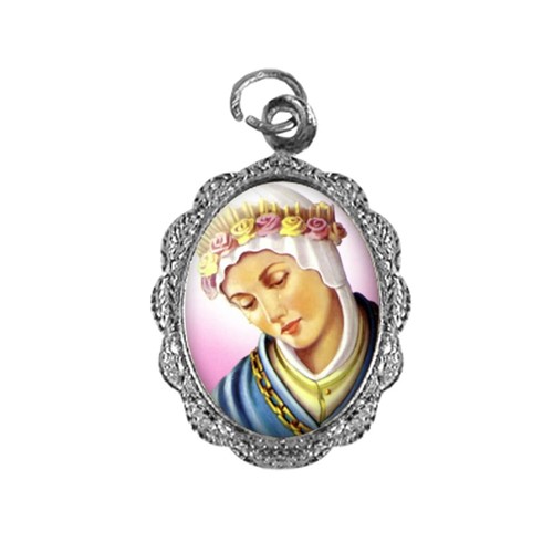 Medalha de Alumínio - Nossa Senhora da Salette - Mod. 2 | SJO Artigos Religiosos