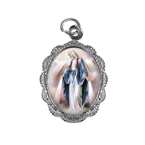 Medalha de Alumínio - Nossa Senhora das Graças - Mod. 1 | SJO Artigos Religiosos
