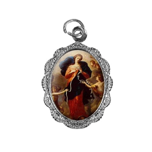 Medalha de Alumínio - Nossa Senhora Desatadora dos Nós | SJO Artigos Religiosos