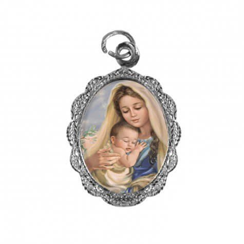 Medalha de Alumínio - Nossa Senhora do Amparo - Mod. 01 | SJO Artigos Religiosos