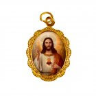 Medalha de Alumínio - Sagrado Coração de Jesus - Mod. 02 | SJO Artigos Religiosos
