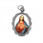 Medalha de Alumínio - Sagrado Coração de Jesus - Mod. 01 | SJO Artigos Religiosos