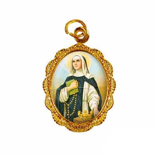 Medalha de Alumínio - Santa Edwiges - Mod. 2 | SJO Artigos Religiosos