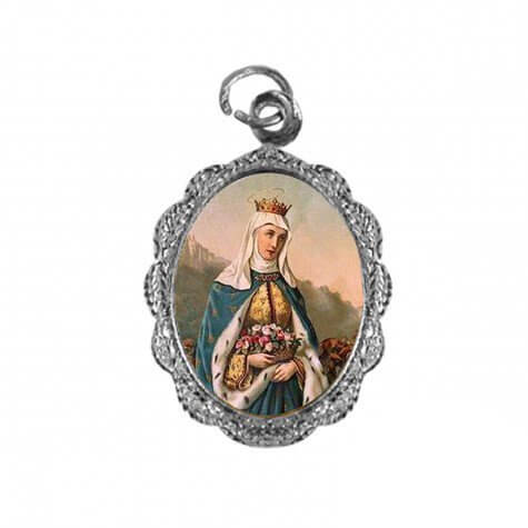 Medalha de Alumínio - Santa Isabel de Portugal | SJO Artigos Religiosos
