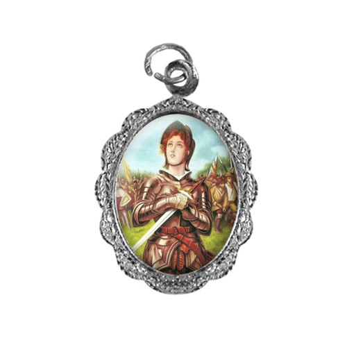 Medalha de Alumínio - Santa Joana D' Arc | SJO Artigos Religiosos