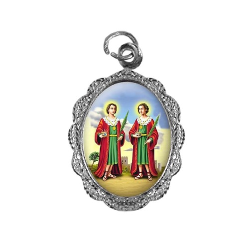 Medalha de Alumínio - São Cosme e Damião | SJO Artigos Religiosos