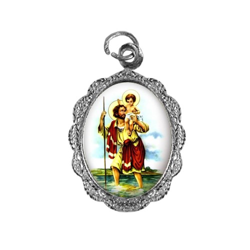 Medalha de Alumínio - São Cristóvão | SJO Artigos Religiosos