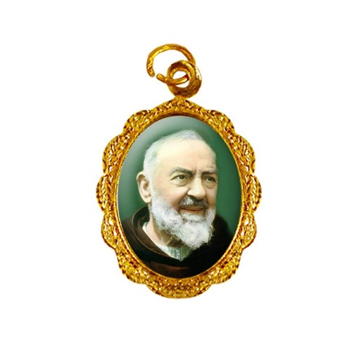 Medalha de Alumínio - São Padre Pio | SJO Artigos Religiosos