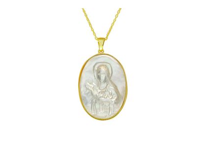 Medalha de Madre Pérola Santa Teresa